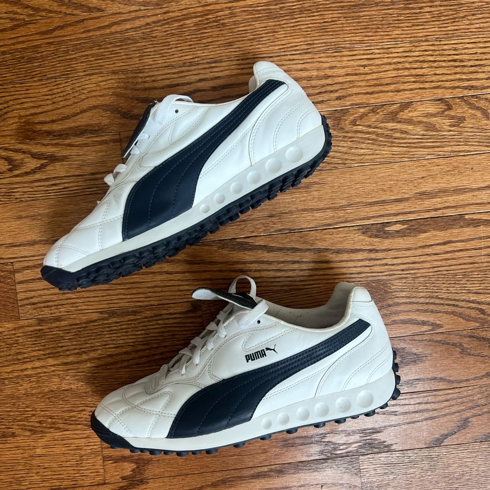 Puma Women's White and Black Athletic Sneakers